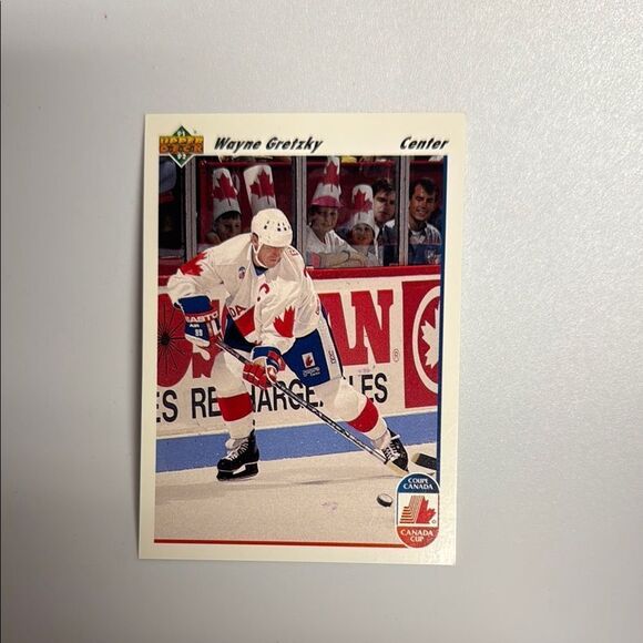 Wayne Gretzky Hockey Card 1991 Upperdeck French - Picture 1 of 4